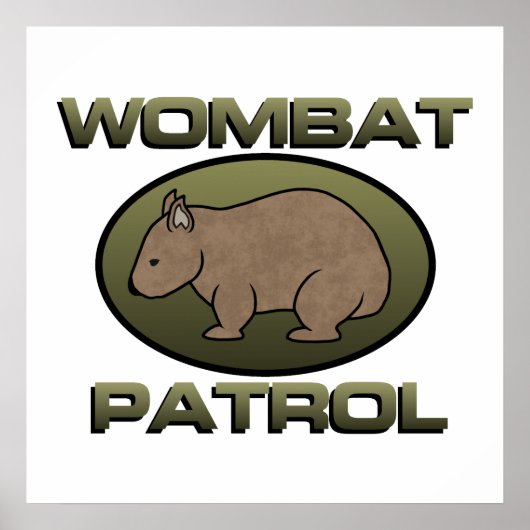 Poster Wombat Patrol II (Devant)