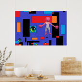 Poster Wombo Plus Souvent Que Pas Surréalisme (Cuisine)