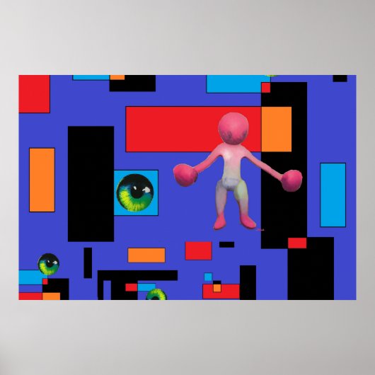 Poster Wombo Plus Souvent Que Pas Surréalisme (Devant)