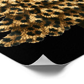 Poster Women Coquette Bow Leopard Christmas Tree Xmas Hol (Coin)