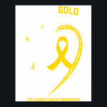 Poster Women I Wear Gold For My Grandson Childhood Gift<br><div class="desc">Women I Wear Gold For My Grandson Childhood Gift</div>