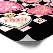 Poster Women Labor And Delivery Nurse Hearts Candy Valent (Coin)