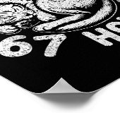 Poster Women Napped For 67 Hours Funny Cat Lover Owner Gi (Coin)