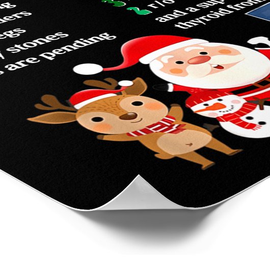 Poster Women Retro 12 Days Of Ultrasound Tech Christmas S (Coin)