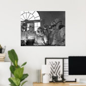 Poster Women Welding, 1942 (Bureau à domicile)