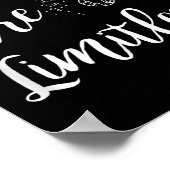 Poster Women You Are Limitless Amazing Motivational  (Coin)