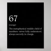 Poster Womens 67 Definition Meme V-neck  (Devant)