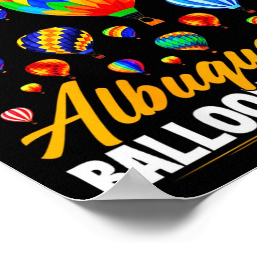 Poster Womens Albuquerque Hot Air Balloon Festival Balloo (Coin)