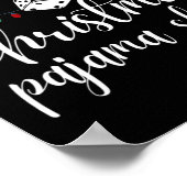 Poster Womens Bunco Christmas Pajama Dice Game Night  (Coin)