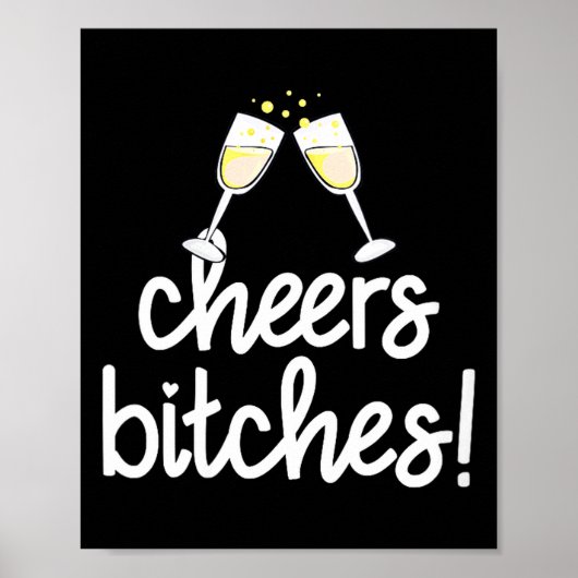 Poster Womens Cheers Es Funny New Year's Eve V-neck  (Devant)