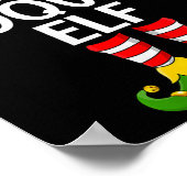 Poster Womens Coquito Elf Xmas Matching Family Elf Squad  (Coin)