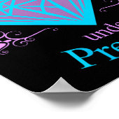 Poster Womens Diamonds Are D Under Pressure - Motivationa (Coin)