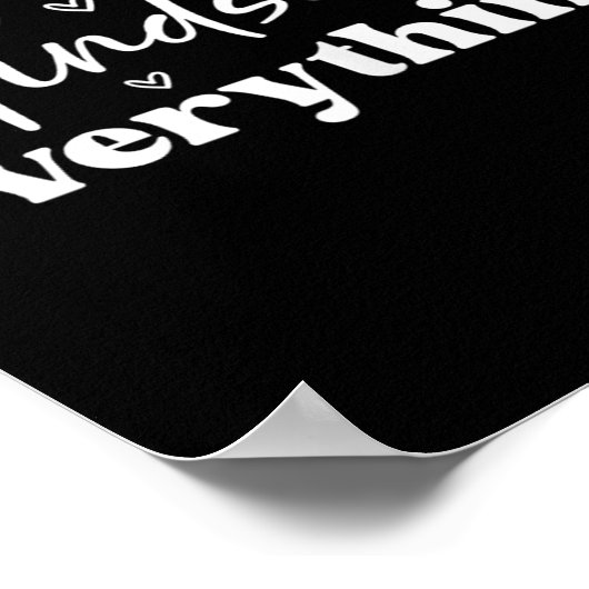 Poster Womens Everything Is Mindset Insrational Mind Moti (Coin)