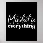 Poster Womens Everything Is Mindset Insrational Mind Moti (Devant)