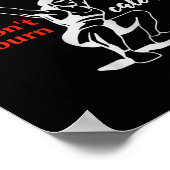 Poster Womens Excuses Don't Burn Calories I Motivational  (Coin)