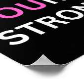 Poster Womens Find Your Strong, In You! V-neck  (Coin)