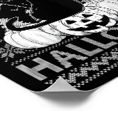 Poster Womens Funny I Prefer Halloween Black Cat Ugly Chr (Coin)