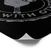 Poster Women's funny pickleball plays with others (Coin)