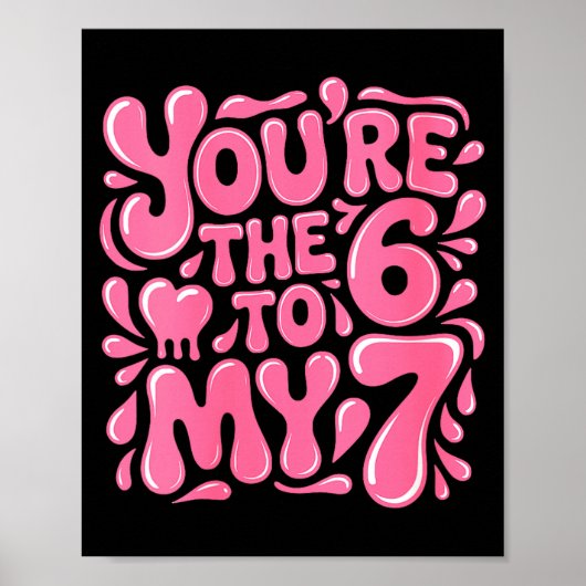 Poster Women's Funny Valentines Day 67 Meme Couples You'r (Devant)