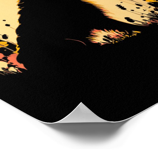 Poster Women's Golden Retriever Lover Dog Owner Wildflowe (Coin)