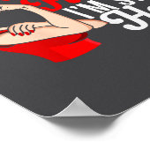 Poster Womens Heart Disease Awareness Nice Try Heart I'm  (Coin)