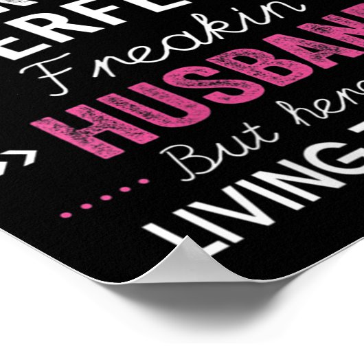 Poster Womens I Never Dreamed I'd End Up Marrying A Perfe (Coin)