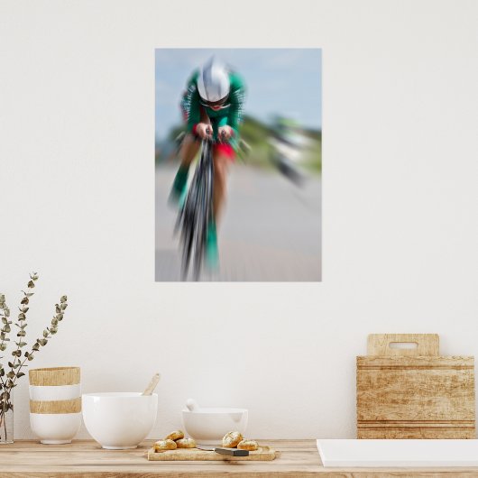 Poster Womens Individual Time Trial No 3 Flow Version (Cuisine)