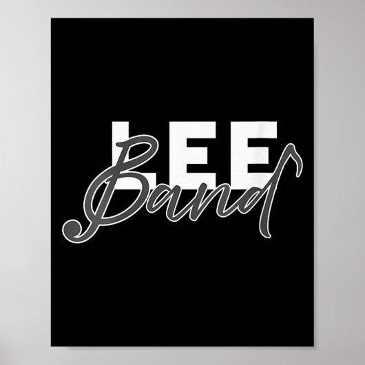 Poster Womens Lee Band Booster New Logo Red Only V-neck (Devant)