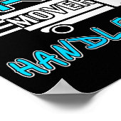 Poster Womens Let The Pro Mover Handle It Funny Moving Da (Coin)