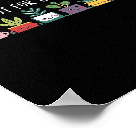 Poster Womens Let's Root For Each Other Vegetables Suprt  (Coin)