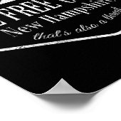 Poster Womens Live Or Die New Hampshire Nh 603 State Mott (Coin)