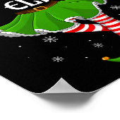 Poster Womens Lovable Elf Christmas Family Girls Women El (Coin)