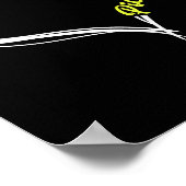 Poster Womens Love Pickleball - mignon match de picklebal (Coin)