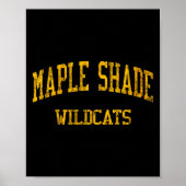 Poster Womens Maple Shade High School Hs Maple Shade Nj V (Devant)