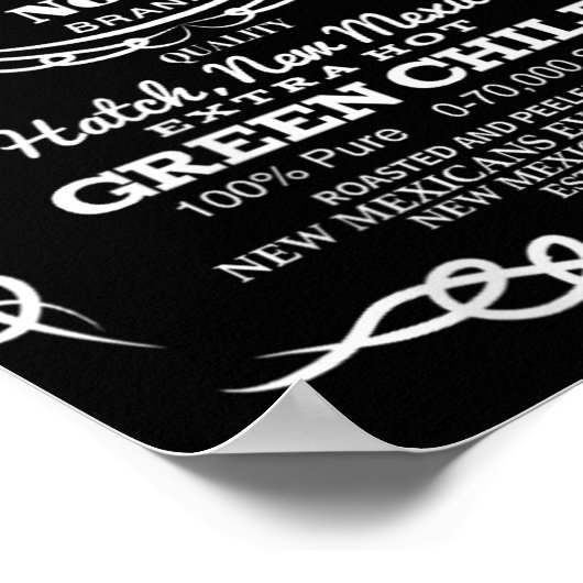 Poster Womens New Mexico's Old No. 1 Hatch Green Chile No (Coin)