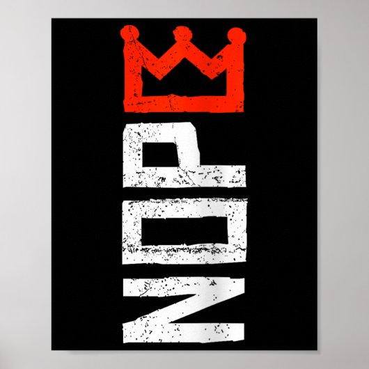 Poster Womens No Kings Protest Sign Vertical Nope V-neck (Devant)