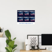 Poster Women's Rights - Marche sur l'affiche de Washingto (Bureau à domicile)