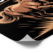 Poster Womens Saddle Up For Success Motivational Horse Ri (Coin)