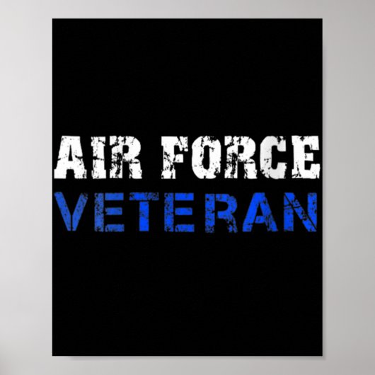 Poster Womens Us Air Force, Usaf, Air Force Veterans Dist (Devant)