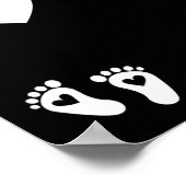 Poster Womens Valentines Day Twin Pregnancy Announcemen V (Coin)