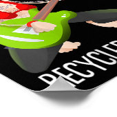 Poster Womens We Are Not Old We Are Recycled Teenagers Ch (Coin)