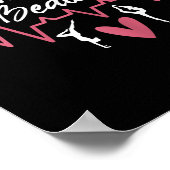 Poster Womens When She Competes My Heart Skips Beats Prou (Coin)