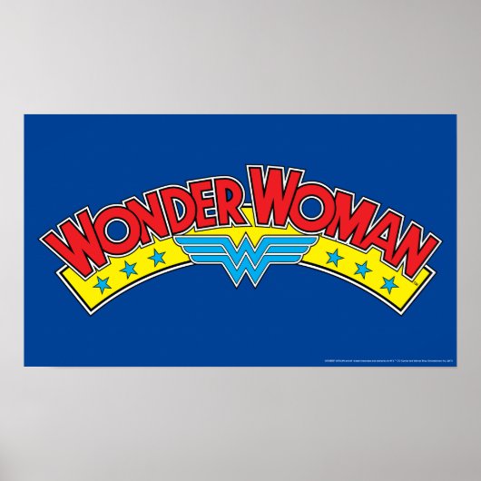 Poster Wonder Woman 1987 - Logo de la bande dessinée (Devant)