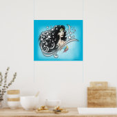 Poster Wonder Woman and Stars (Cuisine)