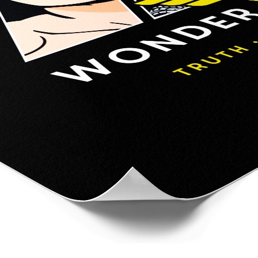 Poster Wonder Woman Comic Evolution Graphic (Coin)