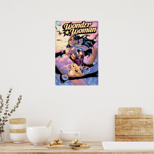 Poster Wonder Woman Couverture comique #1 (Cuisine)