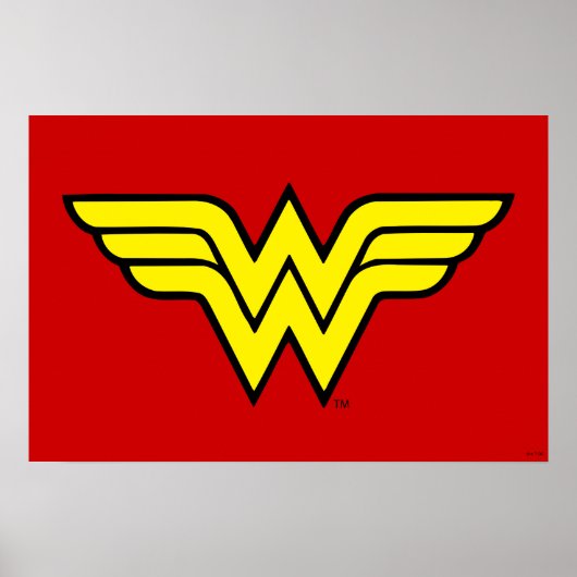 Poster Wonder Woman | Logo classique (Devant)
