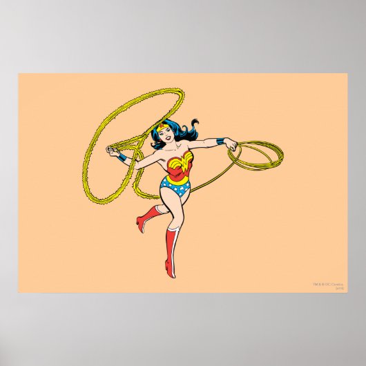 Poster Wonder Woman Swing Lasso (Devant)
