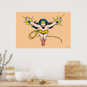 Poster Wonder Woman va de l'avant (Cuisine)