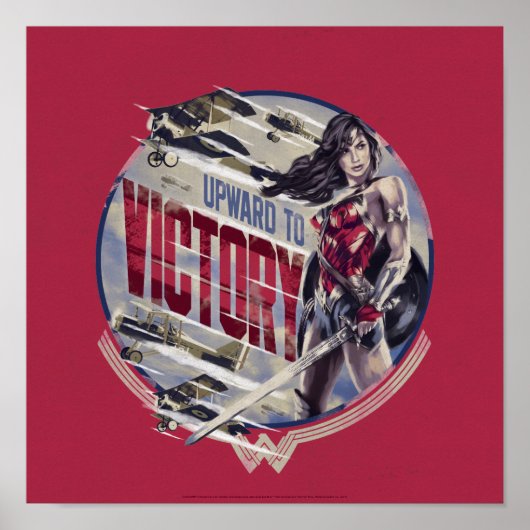 Poster Wonder Woman Vers La Victoire (Devant)